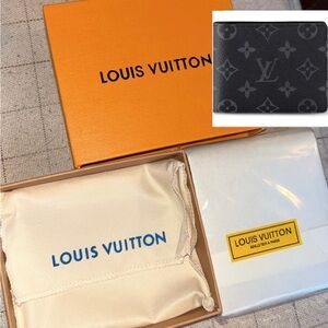Louis Vuitton Black Monogram Wallet
